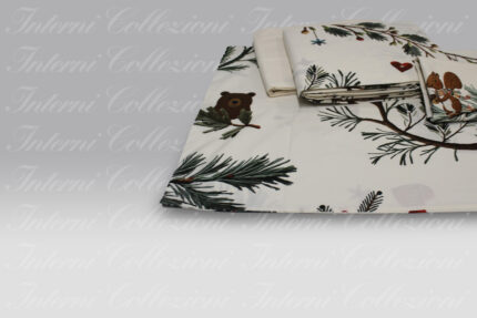 Completo Lenzuola Izylinens Rudy main Tessitura Toscana Telerie