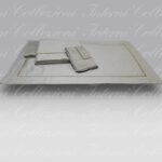 Completo Lenzuola Perlage seppia-bronzo lurex Dea