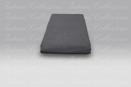 Copriletto Cord 3890 grigio scuro Bossi Casa