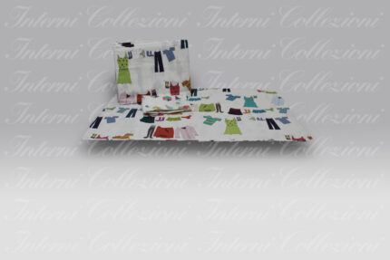 Parure Copripiumino Brezza Tessitura Toscana Telerie