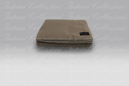 Plaid-Coperta Cervinia cammello Cavalieri