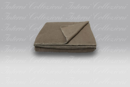 Plaid-Coperta Cervinia cammello Cavalieri