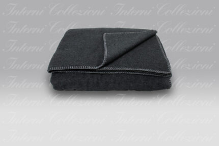 Plaid-Coperta Cervinia grafite Cavalieri