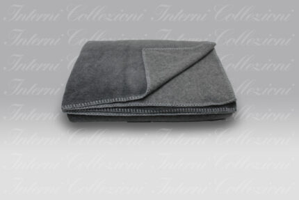 Plaid-Coperta Cervinia grigio Cavalieri