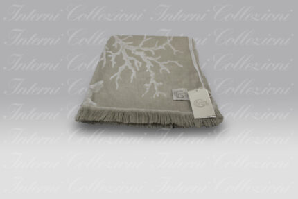 Plaid Corallina bianco-naturale Cecchi e Cecchi Agolab