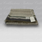 Plaid Daloa denim-ecrù-smeraldo Cecchi e Cecchi Agolab