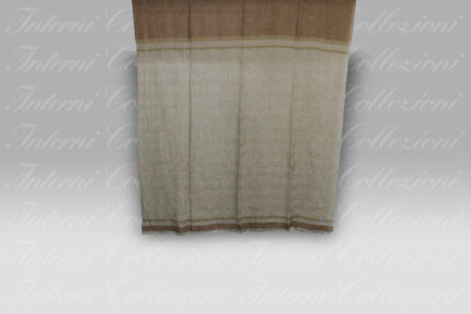 Plaid Daloa mattone-ecrù-legno Cecchi e Cecchi Agolab