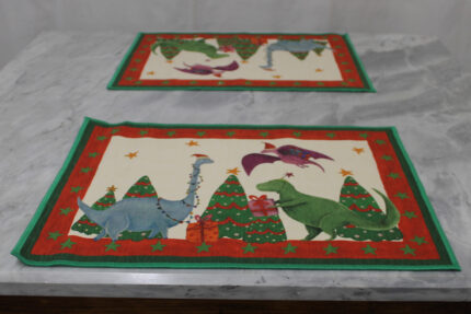 Set tovagliette MYMAT Jurassic Tessitura Toscana Telerie