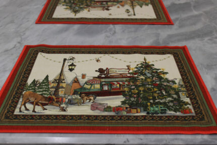 Set tovagliette MYMAT Natalis Tessitura Toscana Telerie